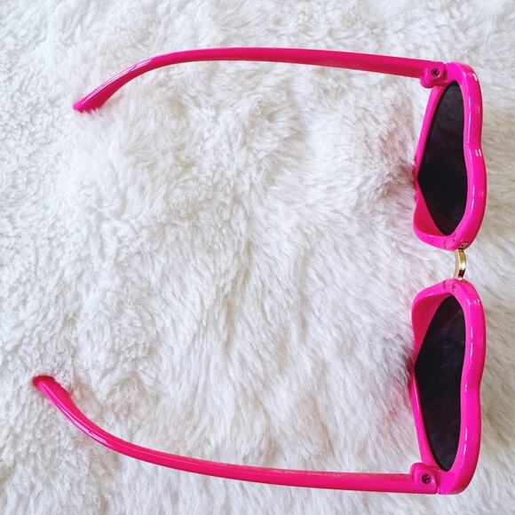 Pixie Pink Girl Heart-shape Sunglasses - Picture 6 of 15